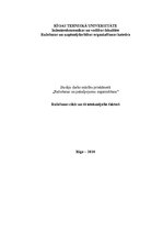 Referāts 'Ražošanas cikls un to ietekmējošie faktori. SIA "Dinella"', 1.