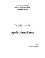 Referāts 'Veselības apdrošināšana', 1.