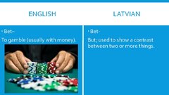Prezentācija 'English-Latvian False Friends', 5.