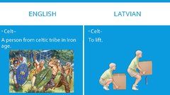 Prezentācija 'English-Latvian False Friends', 6.