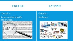 Prezentācija 'English-Latvian False Friends', 9.