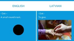 Prezentācija 'English-Latvian False Friends', 10.