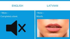 Prezentācija 'English-Latvian False Friends', 18.