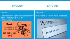 Prezentācija 'English-Latvian False Friends', 20.