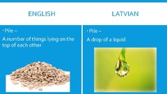 Prezentācija 'English-Latvian False Friends', 21.