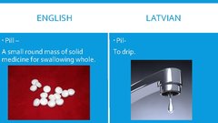 Prezentācija 'English-Latvian False Friends', 22.