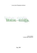 Konspekts 'Rēzeknes ekoloģija', 1.