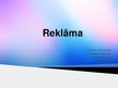 Prezentācija 'Reklāma', 1.