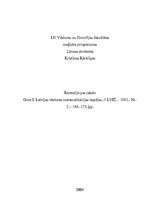 Konspekts 'Raksts - I.Gore "Latvijas vēstures matematizācijas iespējas"', 1.