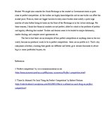 Eseja 'Perfect Competition, Is It Possible?', 2.