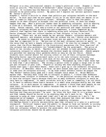 Eseja 'Politics or Religion', 1.