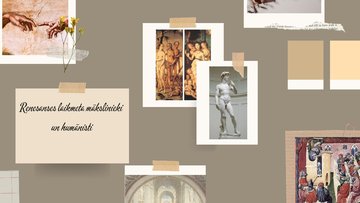 Prezentācija 'Pieci renesanses laikmeta mākslinieki un humānisti', 1.
