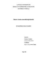 Diplomdarbs 'Dators skolas metodiskajā darbā', 1.