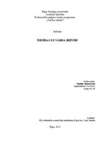 Referāts 'Tiesības uz vārda brīvību', 1.