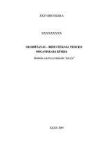Referāts 'Oksidēšanās – reducēšanās procesi organiskajā ķīmijā', 1.
