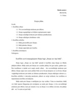 Eseja 'Konflikts un tā atspoguļojums Raiņa lugā "Jāzeps un viņa brāļi"', 1.