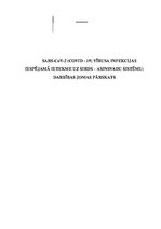 Referāts 'SARS-COV-2 (COVID - 19) vīrusa infekcijas iespējamā ietekme uz sirds – asinsvadu', 1.