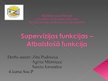 Prezentācija 'Supervīzijas funkcijas - atbalstošā funkcija', 1.