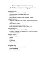 Konspekts 'Dramatizācija "Mājiņa mežmalā"', 1.