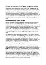 Konspekts 'Seno ēģiptiešu vēsture, kultūra, mitoloģija, sabiedrība un kultūras mantojums', 31.
