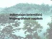 Prezentācija 'Indomalajas bioģeogrāfiskais apgabals', 1.