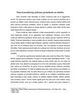 Konspekts 'Masu komunikācija: jēdziens, pirmsākumi un attīstība', 2.