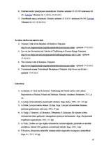 Diplomdarbs 'Cilvēku tirdzniecības tiesiskā regulējuma problēmas', 87.