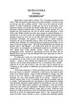 Eseja 'Regīnas Ezeras romāna "Zemdegas" analīze', 1.