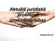 Prezentācija 'Aktuālā juridiskā problēma uzņēmējdarbības jomā - aplokšņu alga', 1.