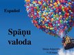 Prezentācija 'Spāņu valoda', 1.