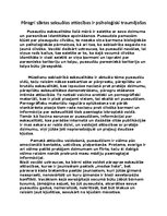 Eseja 'Pāragri sāktas seksuālas attiecības ir psiholoģiski traumējošas', 1.