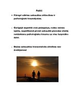 Eseja 'Pāragri sāktas seksuālas attiecības ir psiholoģiski traumējošas', 2.