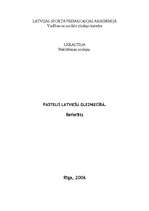 Referāts 'Pastelis latviešu glezniecībā', 1.