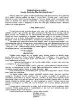 Konspekts 'Dzejas krājuma analīze. Imants Ziedonis "Man labvēlīgā tumsā"', 1.