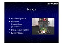 Prezentācija 'Šķidrā veidā uzsmidzināma gumija', 2.