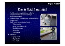 Prezentācija 'Šķidrā veidā uzsmidzināma gumija', 3.