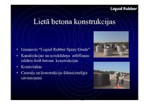 Prezentācija 'Šķidrā veidā uzsmidzināma gumija', 8.