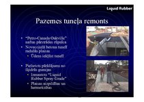 Prezentācija 'Šķidrā veidā uzsmidzināma gumija', 15.