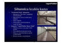 Prezentācija 'Šķidrā veidā uzsmidzināma gumija', 21.