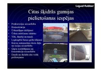 Prezentācija 'Šķidrā veidā uzsmidzināma gumija', 24.
