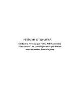 Referāts 'Salīdzinošā recenzija par Mišela Velbeka romānu "Pakļaušanās" un Jaunā Rīgas teā', 1.