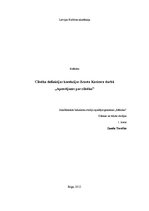 Referāts 'Cilvēka definīcijas kritika Ernsta Kasīrera darbā "Apcerējums par cilvēku"', 1.