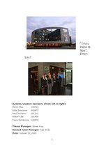 Referāts 'Hospitality Supply', 2.