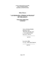 Referāts '"AS SEB banka Jūrmalas filiāle" būvprojekts', 1.