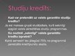 Prezentācija 'Studiju kredīti', 5.