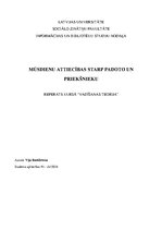 Referāts 'Mūsdienu attiecības starp padoto un priekšnieku. Darbinieku motivēšana', 1.