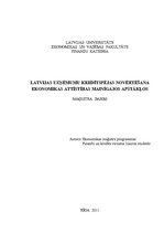 Diplomdarbs 'Latvijas uzņēmumu kredītspējas novērtēšana ekonomikas attīstības mainīgajos apst', 1.