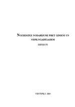 Referāts 'Noziedzīgi nodarījumi pret ģimeni un nepilngadīgajiem', 1.