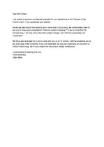 Konspekts 'Official Letter', 1.