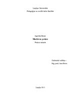 Prakses atskaite 'Mazbērnu prakse pirmsskolas izglītības iestādē', 1.